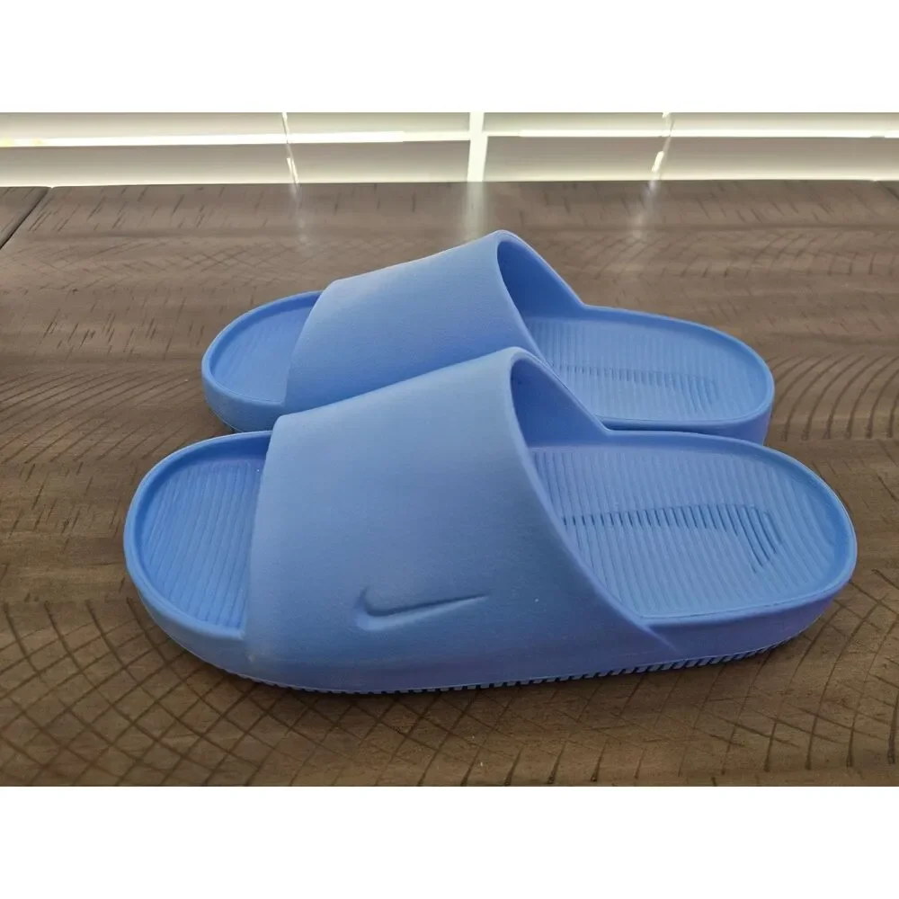 Nike Calm Slide Light Blue Size 9 Mens - Gently Used